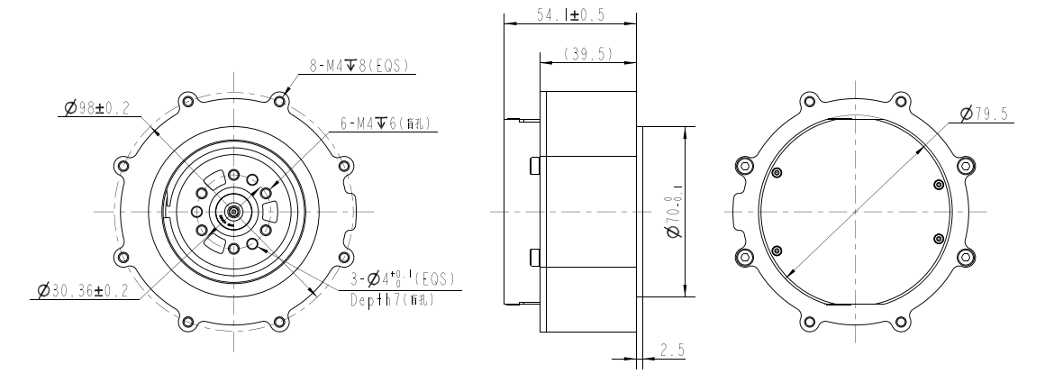 iSVD110C-48V-410-A14-001（行星关节模组）