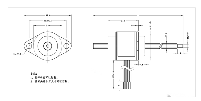 φ20系列永磁直线步进电机